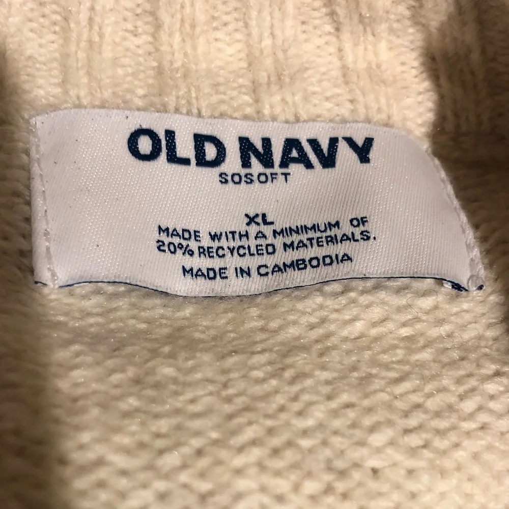 Old Navy Cozy Sosoft Crewneck Women's Sweater in Cream - Picture 12 of 13